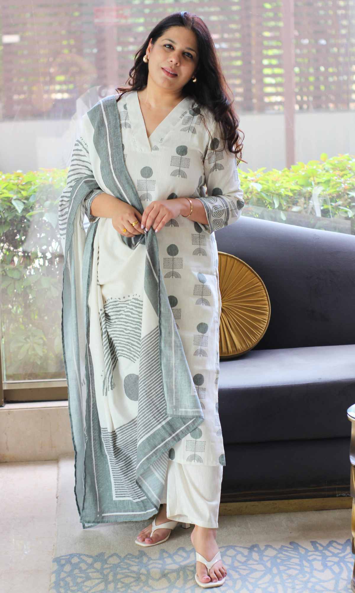 piludi Women’s Printed Kurta Pant Set with Dupatta Elegant Ethnic Wear Set for Casual & Festive Occasions