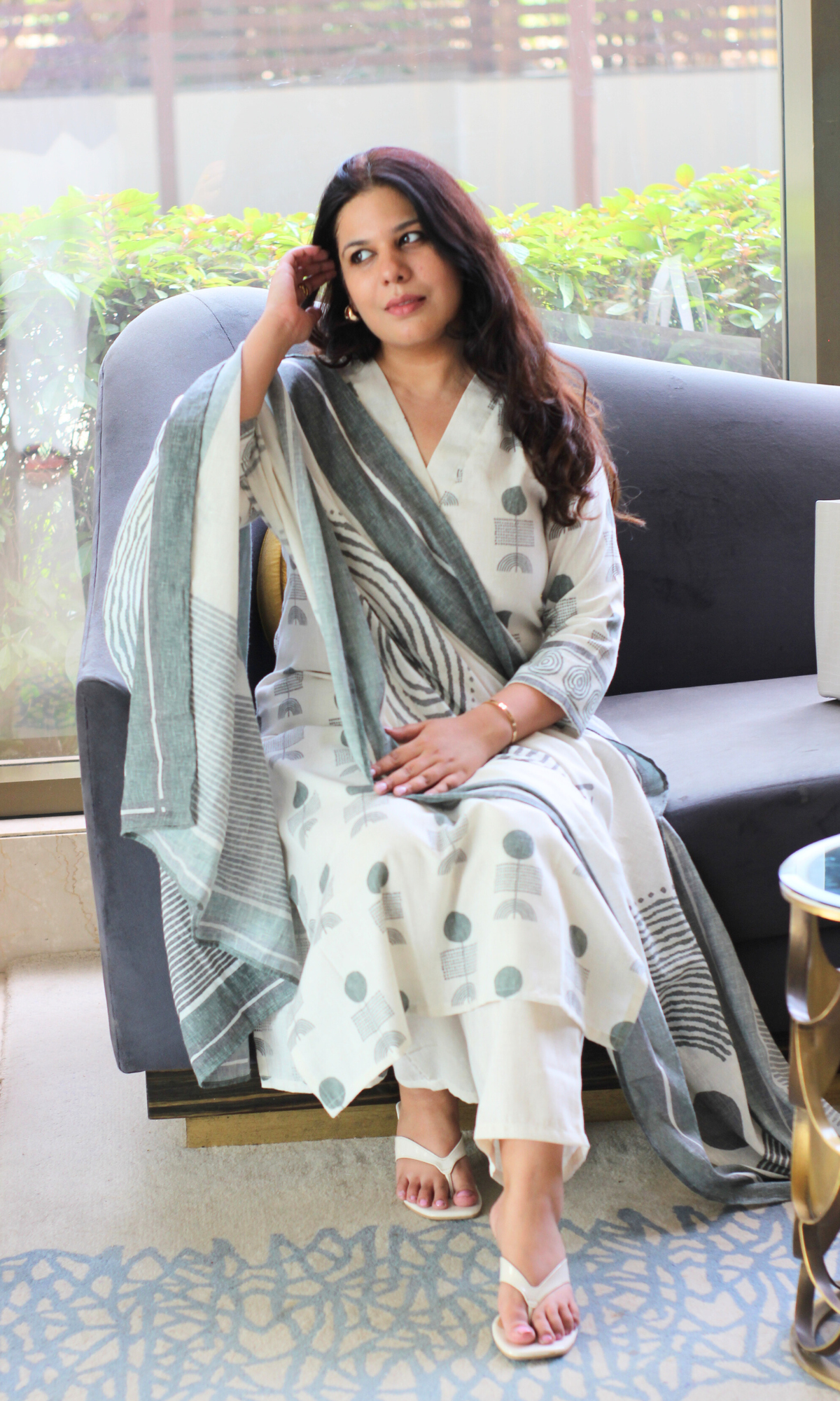 piludi Women’s Printed Kurta Pant Set with Dupatta Elegant Ethnic Wear Set for Casual & Festive Occasions